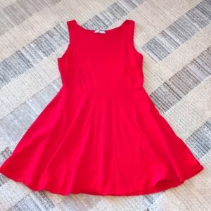 Cute, short red dress